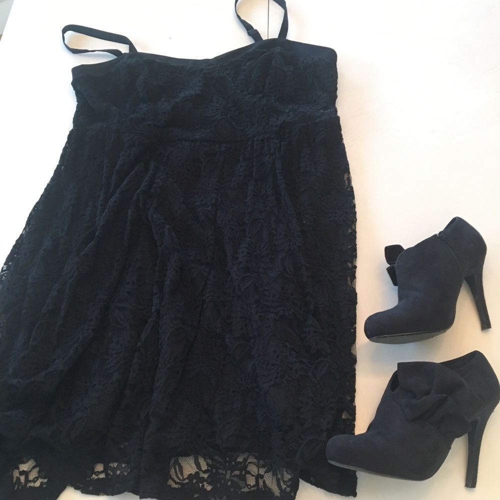 NWT Torrid Black Lace Dress